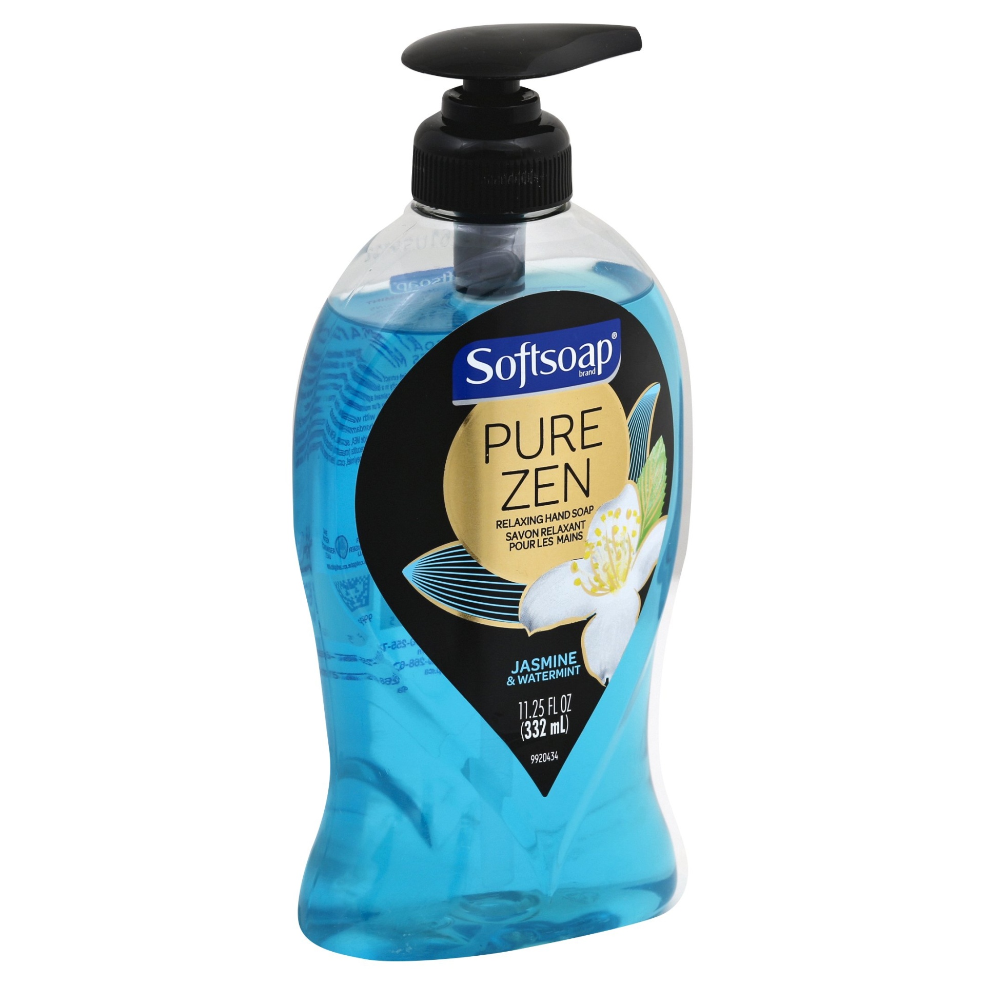 slide 1 of 1, Softsoap Pure Zen Liquid Hand Soap, Jasmine & Watermint, 11.25 oz