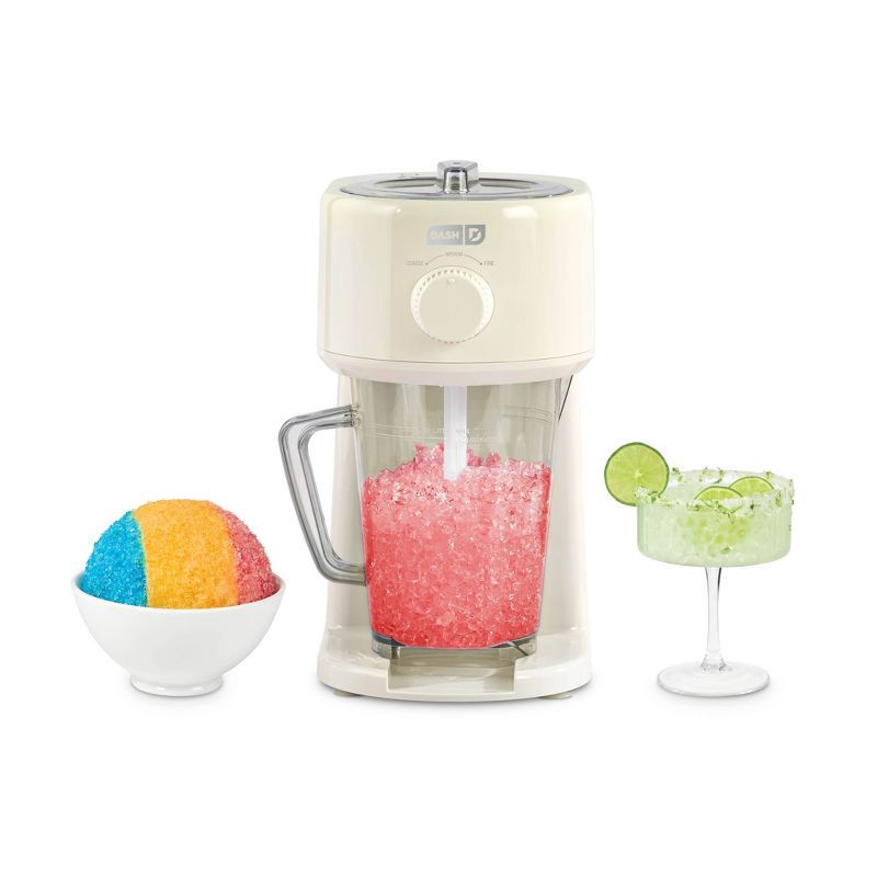slide 1 of 6, Dash Deluxe Shaved Ice and Slushy Maker - Cream, 1 ct