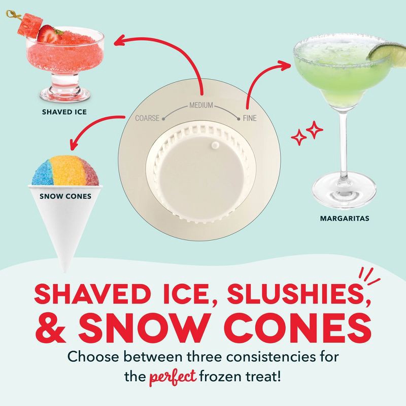 slide 5 of 6, Dash Deluxe Shaved Ice and Slushy Maker - Cream, 1 ct