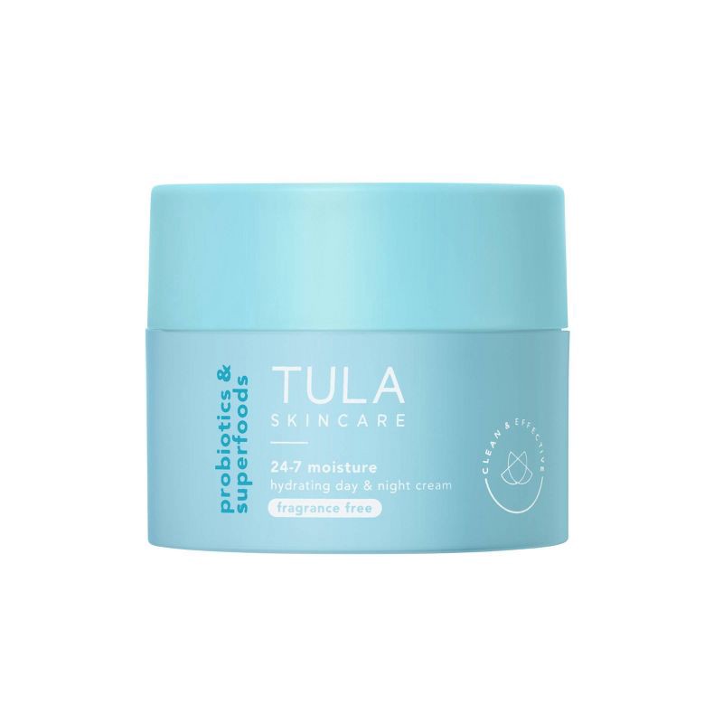 slide 1 of 7, TULA SKINCARE 24/7 Moisture Hydrating Day & Night Cream - Fragrance Free - 0.28oz - Ulta Beauty, 0.28 oz