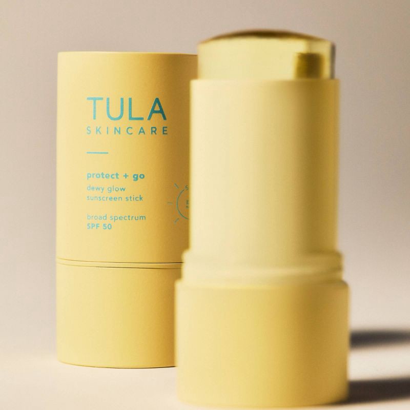 slide 4 of 8, TULA SKINCARE Protect + Go Dewy Glow Sunscreen Stick SPF 50 - 0.5oz - Ulta Beauty, 50 ct; 0.5 oz