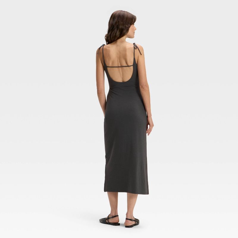 slide 2 of 3, Women's Open Back Dress - A New Day™ Gray XL, 1 ct