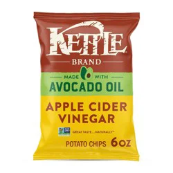 Kettle Brand Apple Cider Vinegar Avocado Oil Potato Chips - 6oz