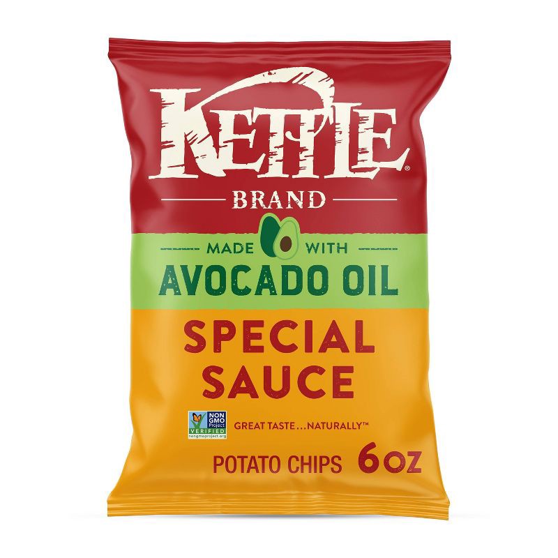 slide 1 of 8, Kettle Brand Avocado Special Sauce Potato Chips - 6oz, 6 oz