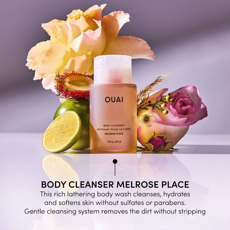 slide 4 of 8, OUAI Body Cleanser Melrose Place - Travel Size - 3 fl oz - Ulta Beauty, 3 fl oz