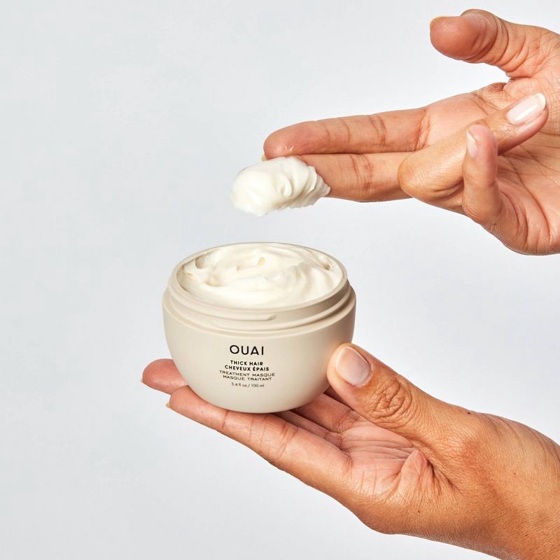 slide 3 of 5, OUAI Thick Hair Treatment Masque - Travel Size - 3.4oz - Ulta Beauty, 3.4 oz