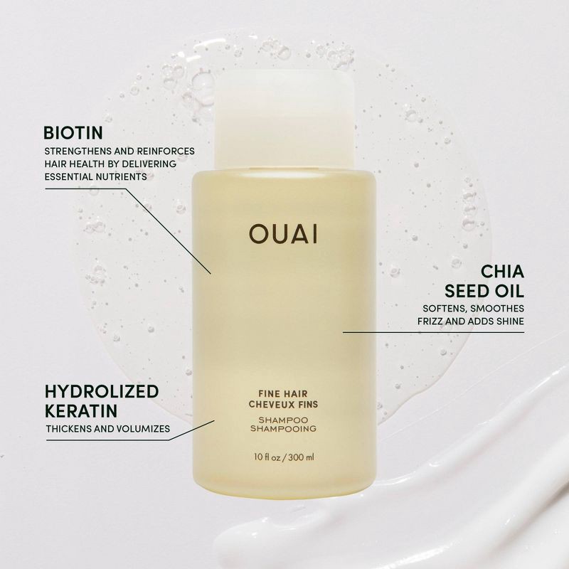 slide 2 of 7, OUAI Fine Hair Shampoo - Travel Size - 3.4 fl oz - Ulta Beauty, 3.4 fl oz