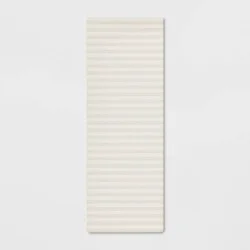 1'8"x5" Low Profile Kitchen Runner Oatmeal Striped - Room Essentials™