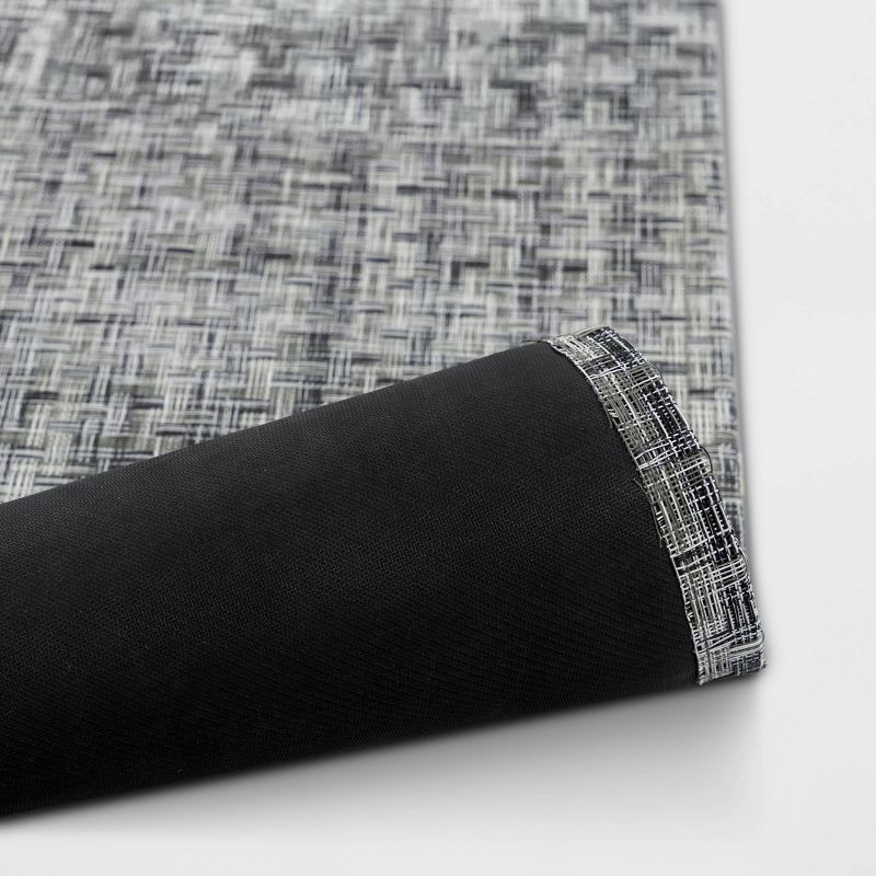 slide 2 of 4, 1'8"x2'10" Flat Kitchen Rug Vinyl Woven - Threshold™, 1 ct