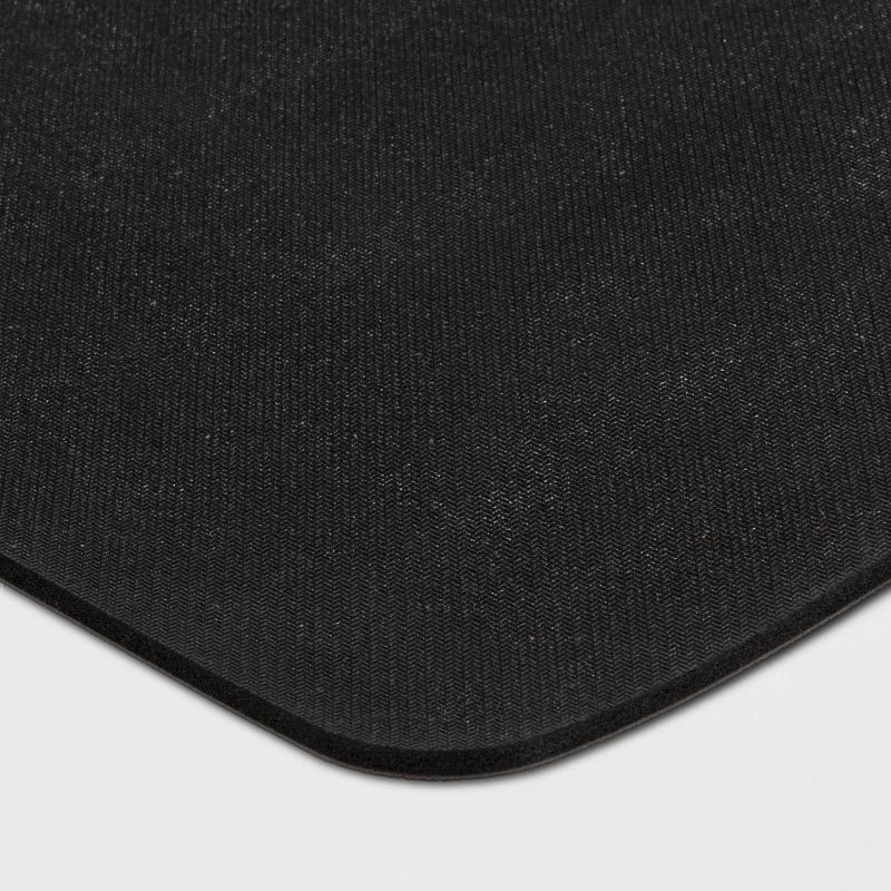 slide 4 of 4, 1'8"x2'6" Low Profile Kitchen Mat Black Diamond - Room Essentials™, 1 ct