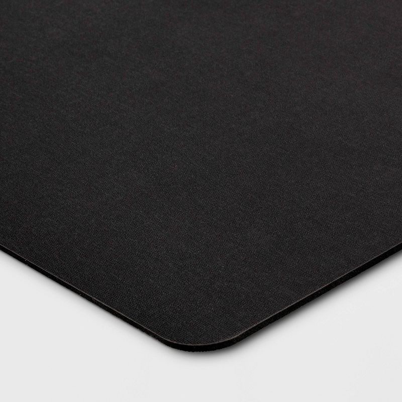 slide 3 of 4, 1'8"x2'6" Low Profile Kitchen Mat Black - Room Essentials™, 1 ct
