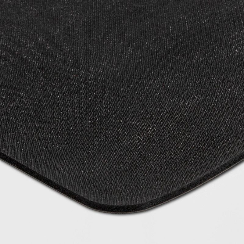 slide 4 of 4, 1'8"x2'6" Low Profile Kitchen Mat Black - Room Essentials™, 1 ct