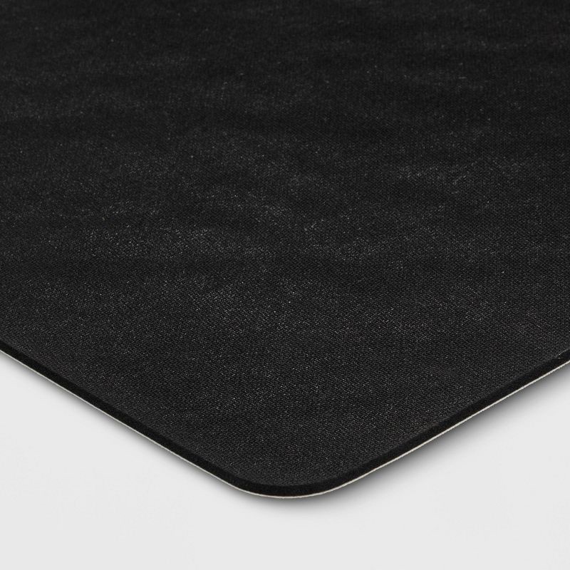 slide 4 of 4, 1'8"x2'6" Low Profile Kitchen Mat Oatmeal Striped - Room Essentials™, 1 ct