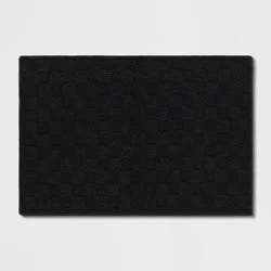 1'8"x2'6" Tufted Rug Black - Room Essentials™