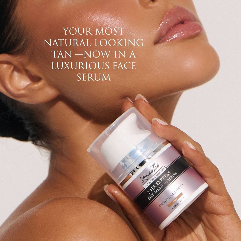 slide 2 of 7, Loving Tan 2 HR Express Face Tanning Serum Dark - 1 fl oz - Ulta Beauty, 1 fl oz