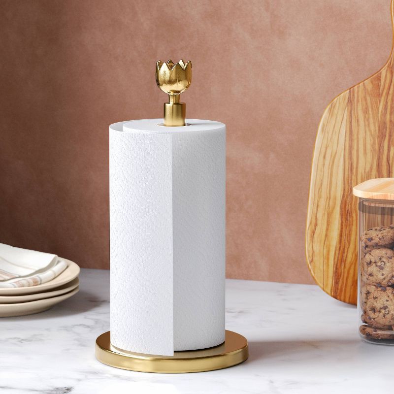 slide 2 of 3, Metal Paper Towel Holder - Threshold™, 1 ct