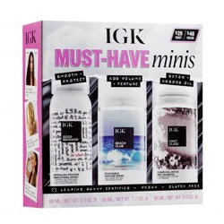 IGK Must Have Minis Kit - Ulta Beauty: Smoothing, All Hair Types, Aerosol, Travel Size