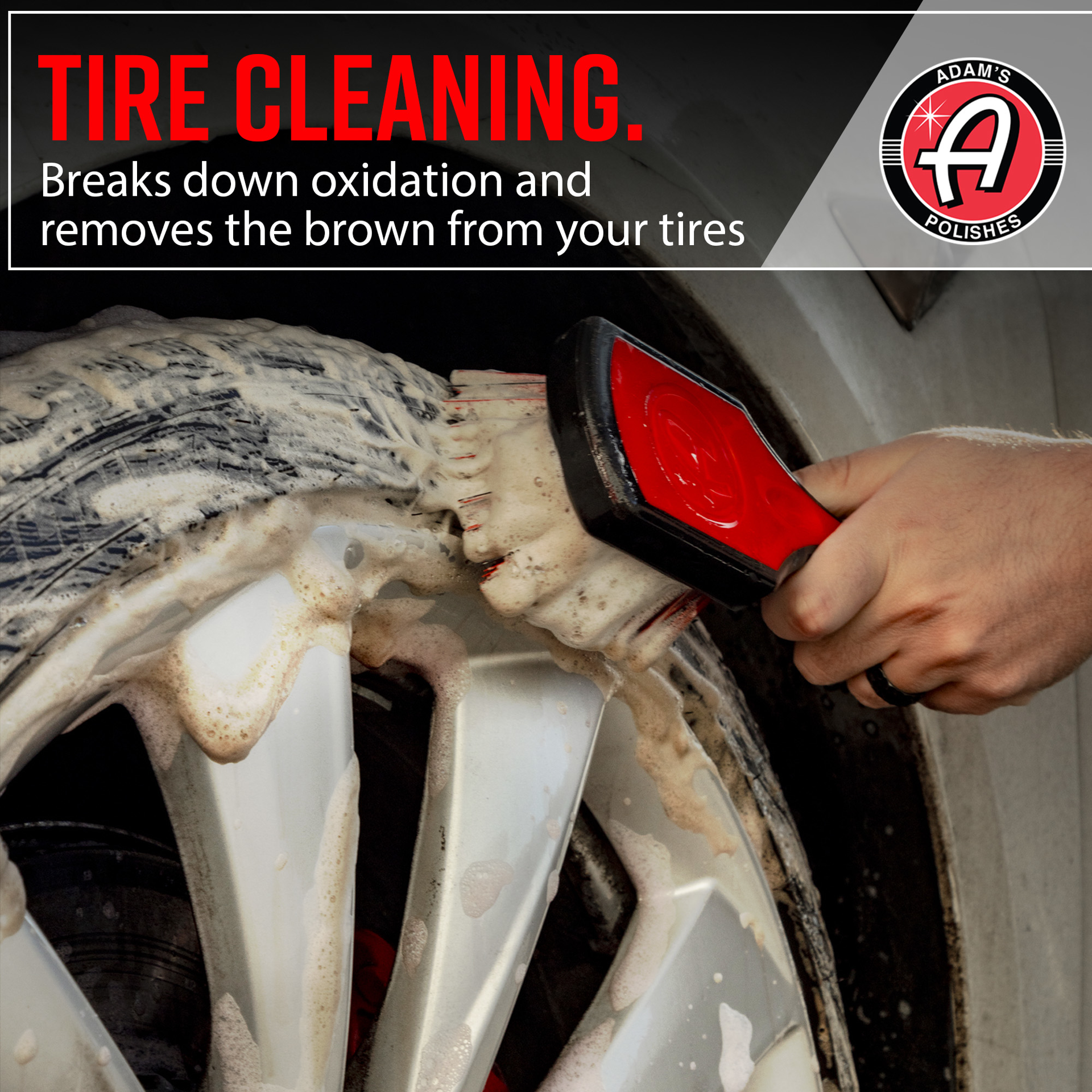 slide 6 of 6, Adam's Polishes Wheel and Tire Cleaner, 16oz, 16 fl oz