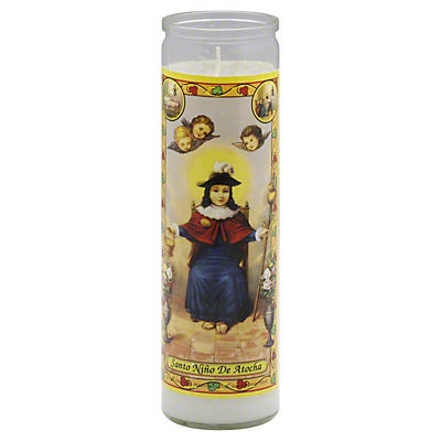 slide 1 of 1, Reed Candle Santo Nino De Atocha Candle, 8.3 in