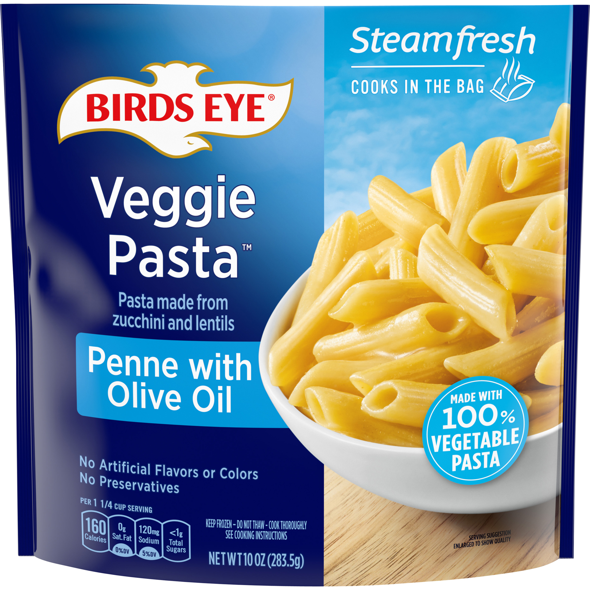 slide 2 of 6, Birds Eye Penne with Olive Oil Veggie Pasta 10 oz, 10 oz
