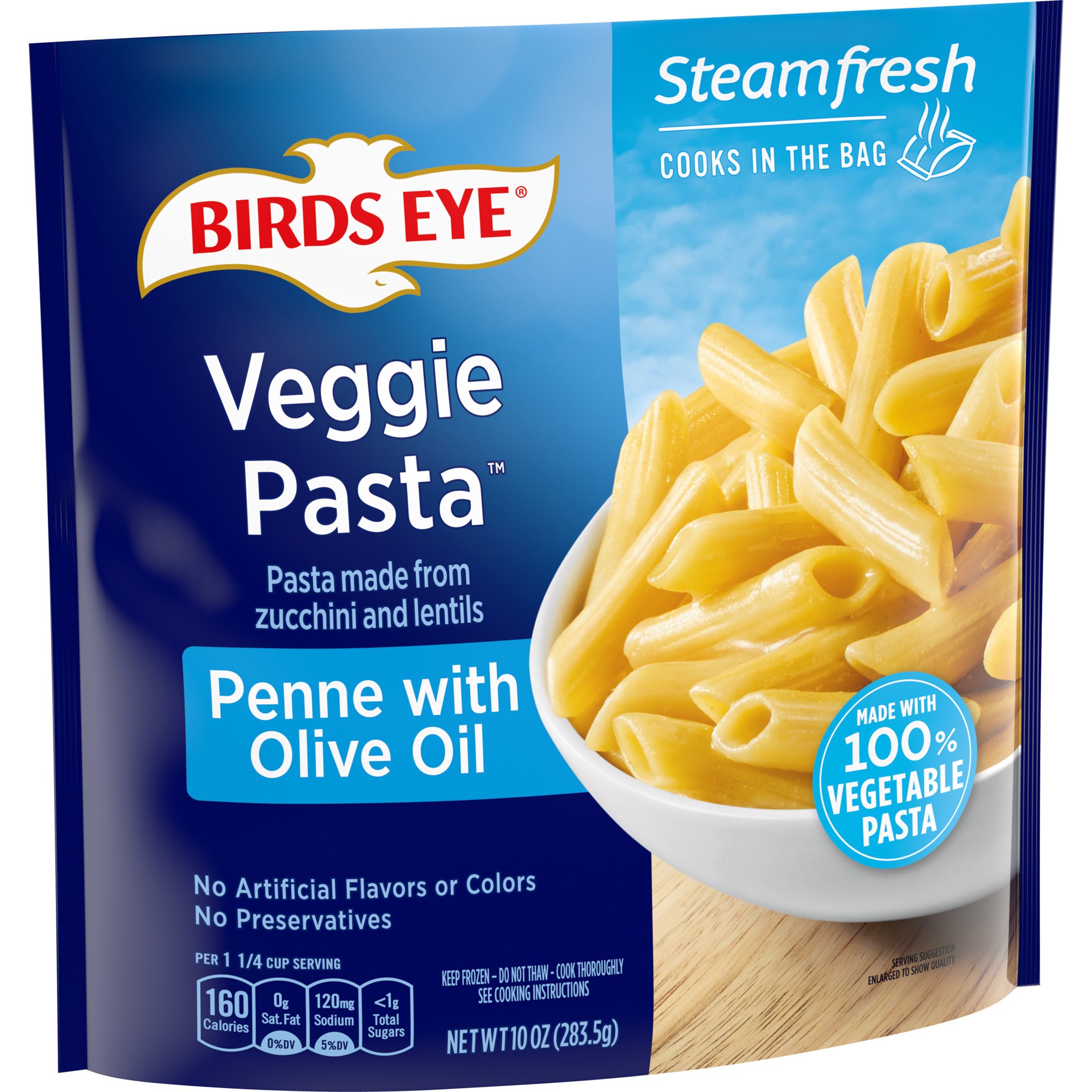slide 3 of 6, Birds Eye Penne with Olive Oil Veggie Pasta 10 oz, 10 oz
