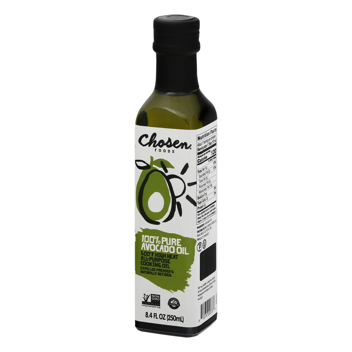 slide 3 of 13, Chosen Foods 100% Avocado Oil, 8.44 fl oz