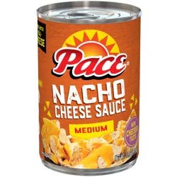 Pace Nacho Cheese Sauce, Medium, 10.5 oz Can