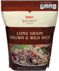 Hy-vee Select Long Grain Brown & Wild Rice - 20 oz