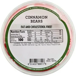 DSD Merchandisers Cinnamon Bears 12 oz