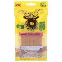 Yellow Yak All Sizes Yogurt Sticks with Bacon Treat for Dogs 1 Packs