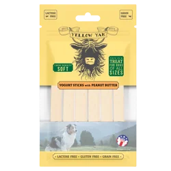 Yellow Yak Yogurt Sticks with Peanut Butter Treat for Dogs - 1 Pack