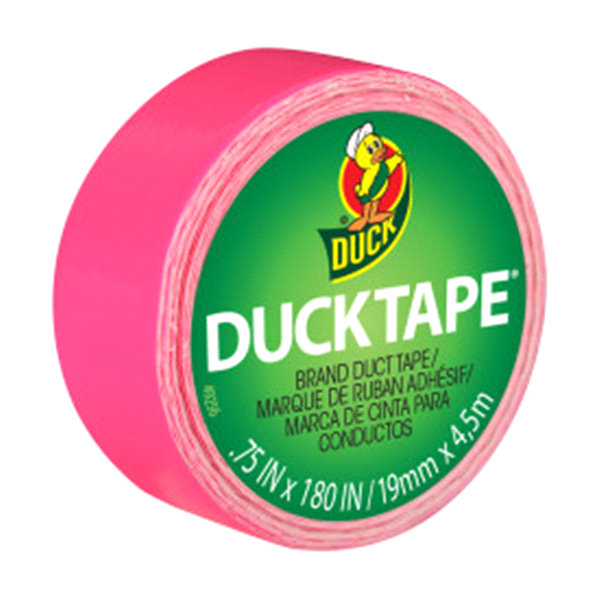 slide 1 of 1, Duck Flamingo Duct Tape, 0.75 in x 180 in