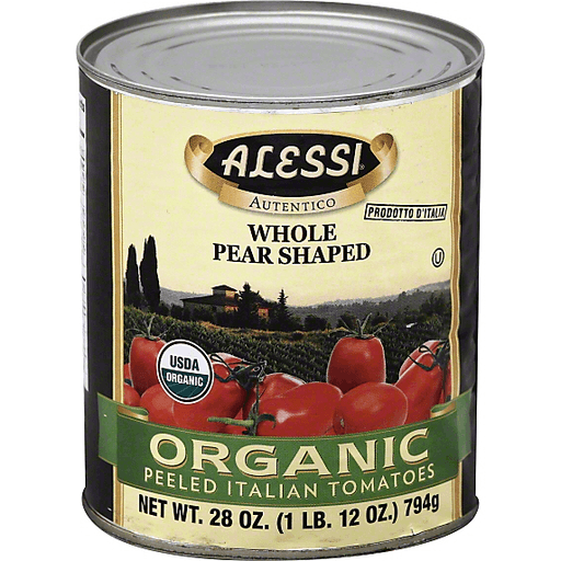 slide 1 of 1, Alessi Organic Peeled Tomatoes, 28 oz