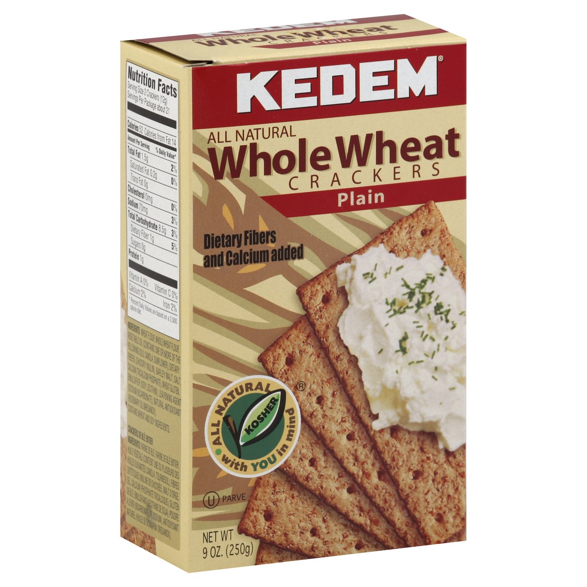 slide 3 of 4, Kedem Crackers 9 oz, 9 oz