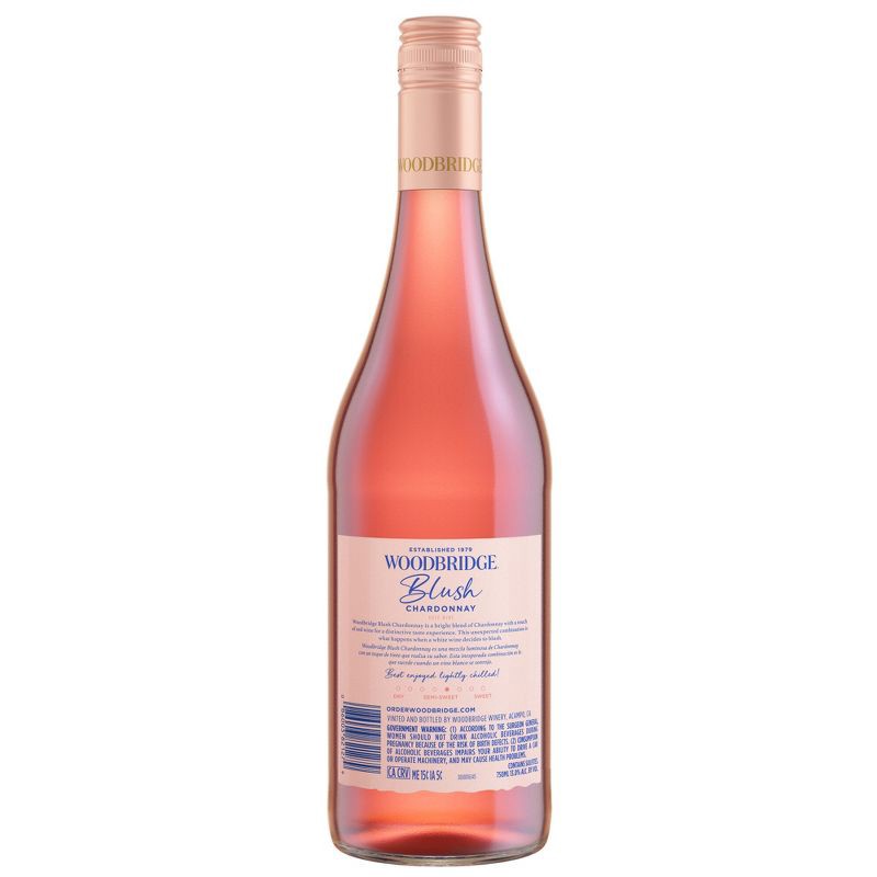 slide 2 of 4, Woodbridge by Robert Mondavi Blush Chardonnay Rose Wine - 750ml Bottle, 750 ml