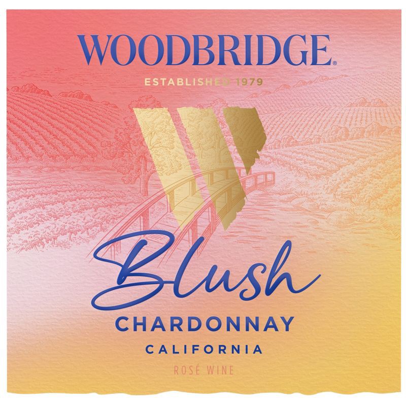 slide 3 of 4, Woodbridge by Robert Mondavi Blush Chardonnay Rose Wine - 750ml Bottle, 750 ml