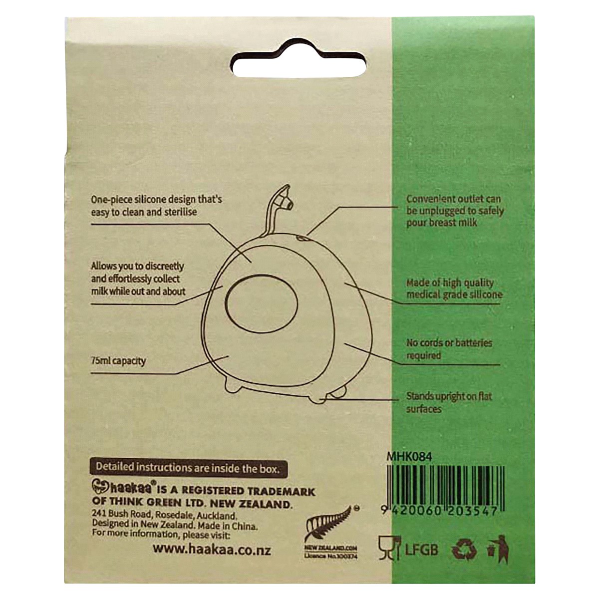 slide 2 of 2, Haakaa Ladybug Breast Milk Collectors, 2 ct; 2.5 oz