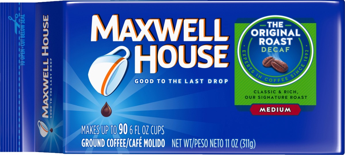 slide 6 of 7, Maxwell House Decaf - 11 oz, 11 oz