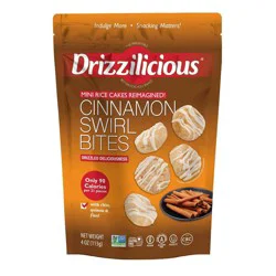 Drizzilicious Cinnamon Drizzled Mini Rice Cake - 4oz
