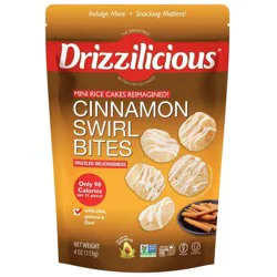 Drizzilicious Cinnamon Drizzled Mini Rice Cake - 4oz: Vegan