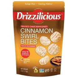 Drizzilicious Cinnamon Drizzled Mini Rice Cake - 4oz: Vegan