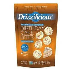 Drizzilicious Birthday Cake Drizzled Mini Rice Cake - 4oz