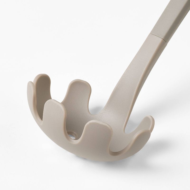 slide 3 of 4, Soft Grip Nylon Pasta Spoon Gray - Figmint™, 1 ct