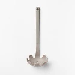 Soft Grip Nylon Pasta Spoon Gray - Figmint™