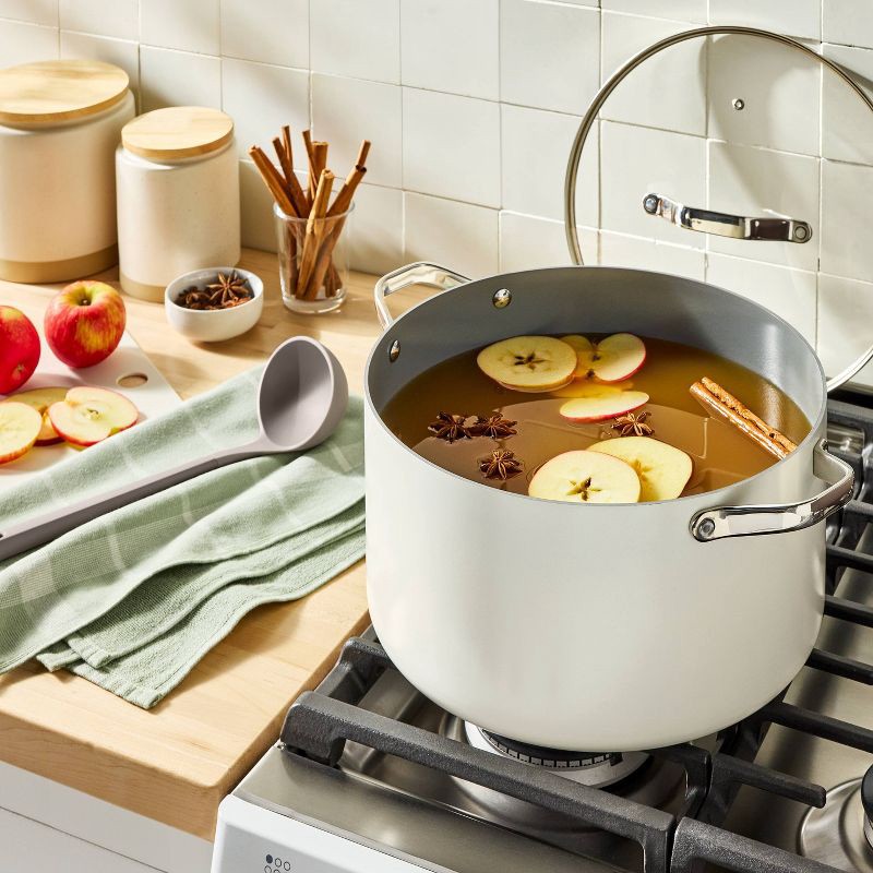 slide 2 of 4, Soft Grip Nylon Ladle Slate Gray - Figmint™, 1 ct