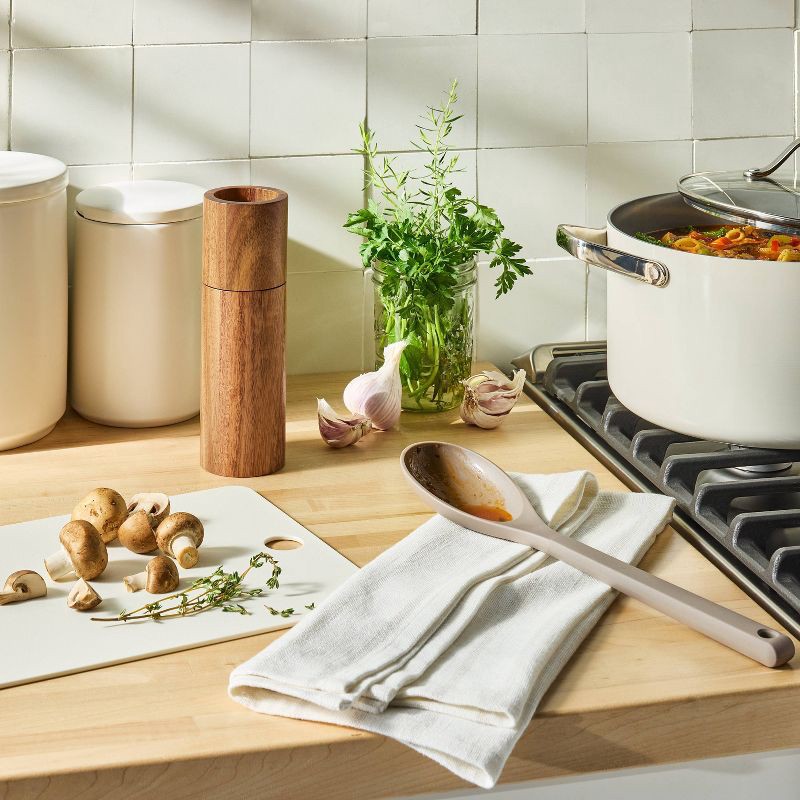 slide 2 of 4, Soft Grip Nylon Spoon Gray - Figmint™, 1 ct