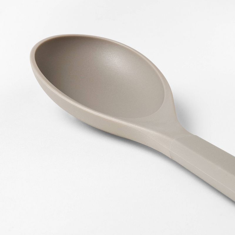 slide 3 of 4, Soft Grip Nylon Spoon Gray - Figmint™, 1 ct