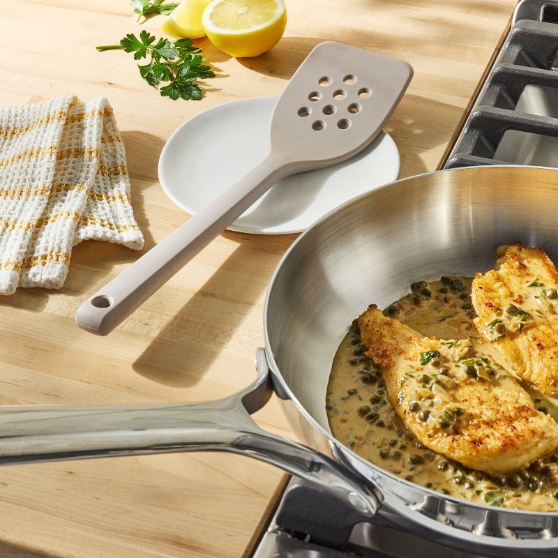 slide 2 of 4, Soft Grip Nylon Slotted Turner Slate Gray - Figmint™, 1 ct