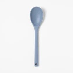 Silicone Solid Spoon Blue - Figmint™