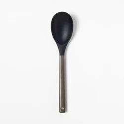 Silicone/Stainless Steel Spoon Matte Black - Figmint™